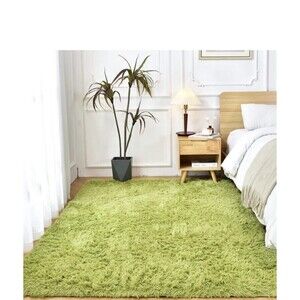 Shag Area Rug,Modern Plush Fluffy Rugs for Bedroom Living Room,Soft Faux 3x5